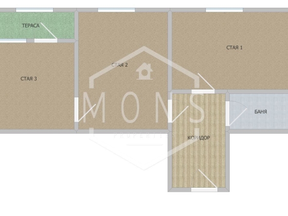 Тристаен апартамент в Габрово, Център - 53 кв.м за 818 €/кв.м - Снимка #1