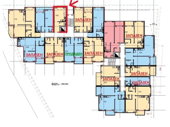 Едностаен апартамент в Свиленград - 36 кв.м за 978 €/кв.м - Снимка #1