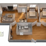 Тристаен апартамент в Монтана, Широк център - 100 кв.м за 725 €/кв.м - Снимка #1