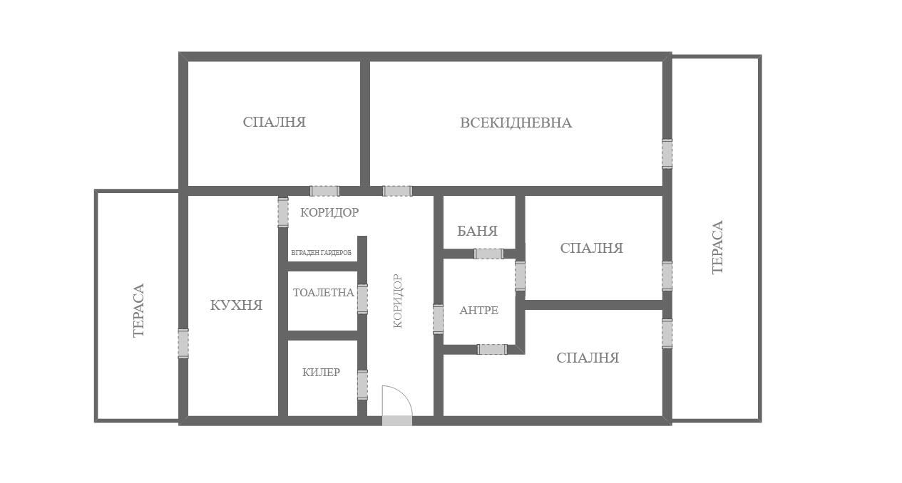 Четиристаен апартамент в Бургас, Изгрев - 104 кв.м за 1799 €/кв.м - Снимка #1