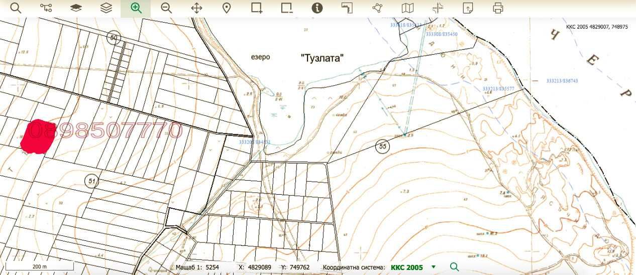 Парцел в Шабла - 6080 кв.м за 5 €/кв.м - Снимка #1
