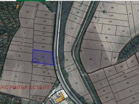 Парцел в Русе, Долапите - 8501 кв.м за 7 €/кв.м - Снимка #1