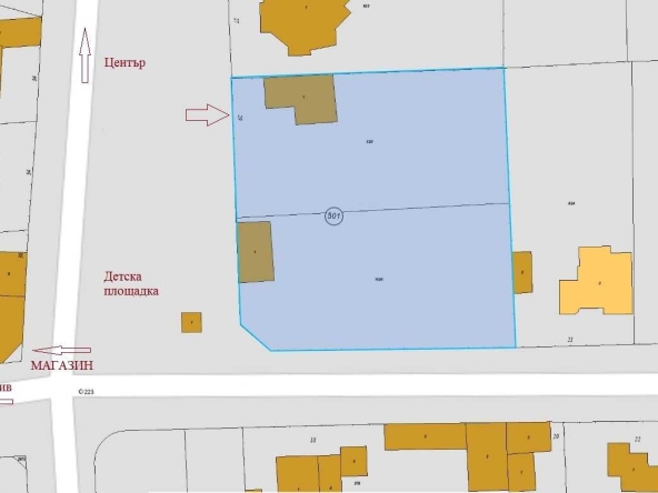 Парцел в Пловдив, Център - 1838 кв.м за 150 €/кв.м - Снимка #1