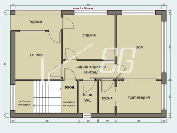 Етаж от къща в Варна, Аспарухово - 116 кв.м за 858 €/кв.м - Снимка #1