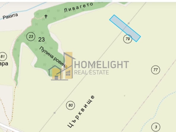 Парцел в с. Пожарево, Област София-област - 9399 кв.м за 13 €/кв.м - Снимка #1