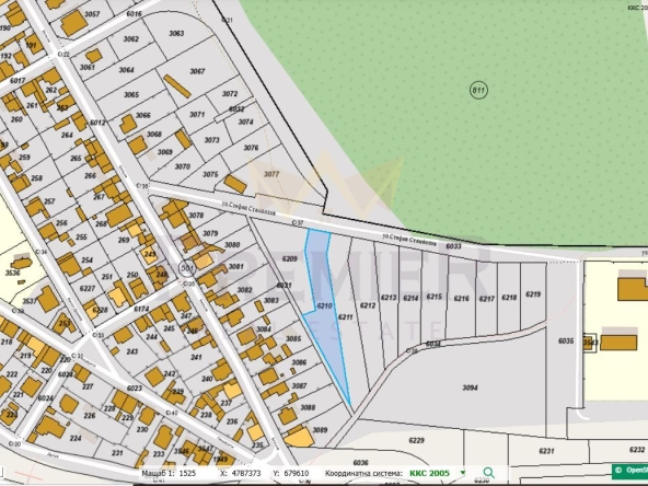 Парцел в Белослав - 1538 кв.м за 43 €/кв.м - Снимка #1