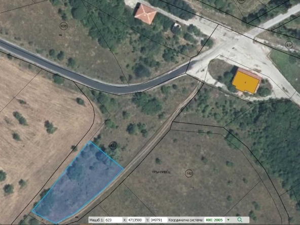 Парцел в с. Костадинкино, Област София-област - 1364 кв.м за 20 €/кв.м - Снимка #1