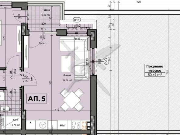 Двустаен апартамент в Пловдив, Кършияка - 126 кв.м за 428 €/кв.м - Снимка #1