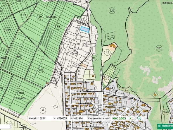 Парцел в с. Енина, Област Стара Загора - 1282 кв.м за 24 €/кв.м - Снимка #1