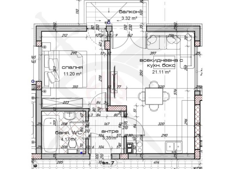 Двустаен апартамент в Варна, Виница - 64 кв.м за 936 €/кв.м - Снимка #1