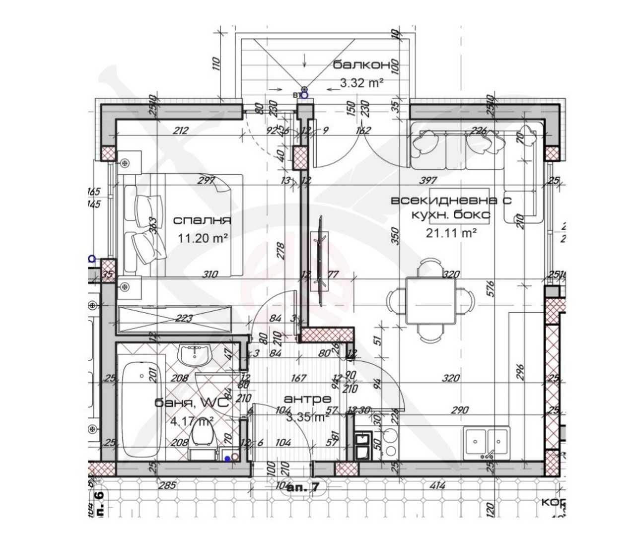 Двустаен апартамент в Варна, Виница - 64 кв.м за 936 €/кв.м - Снимка #1