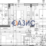Двустаен апартамент в Несебър - 81 кв.м за 1511 €/кв.м - Снимка #1