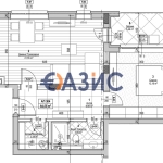 Двустаен апартамент в Несебър - 76 кв.м за 1544 €/кв.м - Снимка #1