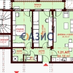 Тристаен апартамент в Свети Влас - 107 кв.м за 549 €/кв.м - Снимка #1