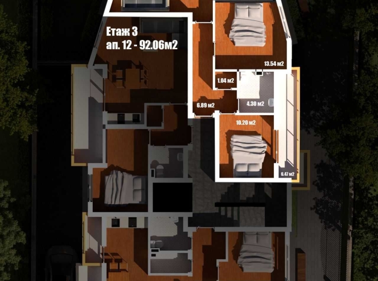 Тристаен апартамент в Благоевград, Широк център - 103 кв.м за 1100 €/кв.м - Снимка #1