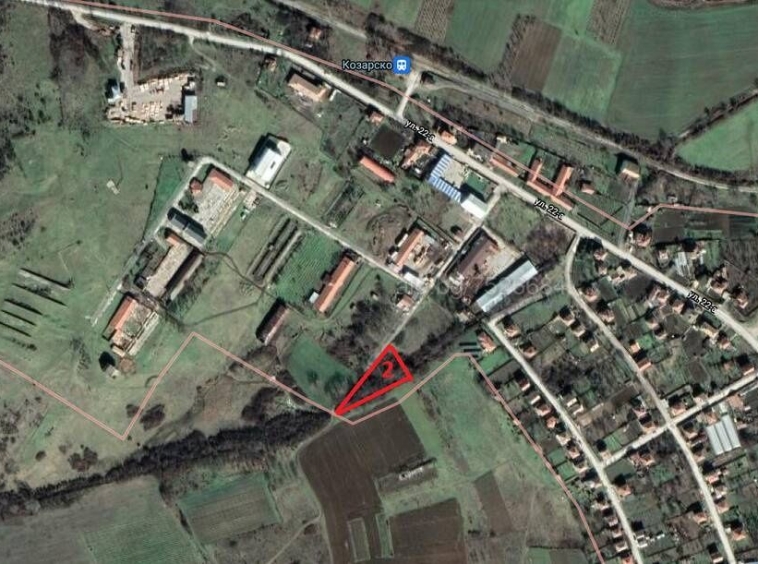 Парцел в с. Козарско, Област Пазарджик - 1155 кв.м за 9 €/кв.м - Снимка #1