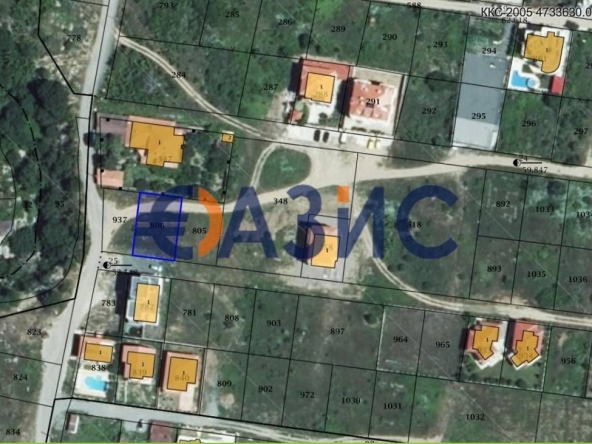 Парцел в Свети Влас - 380 кв.м за 118 €/кв.м - Снимка #1