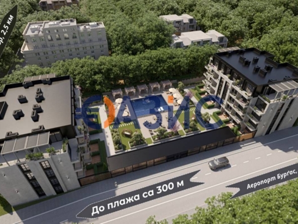 Едностаен апартамент в к.к. Слънчев бряг - 36 кв.м за 873 €/кв.м - Снимка #1