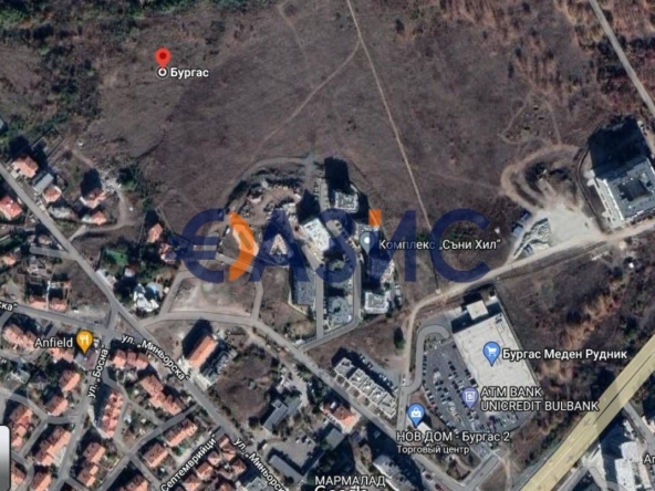 Парцел в Бургас, Център - 1284 кв.м за 134 €/кв.м - Снимка #1