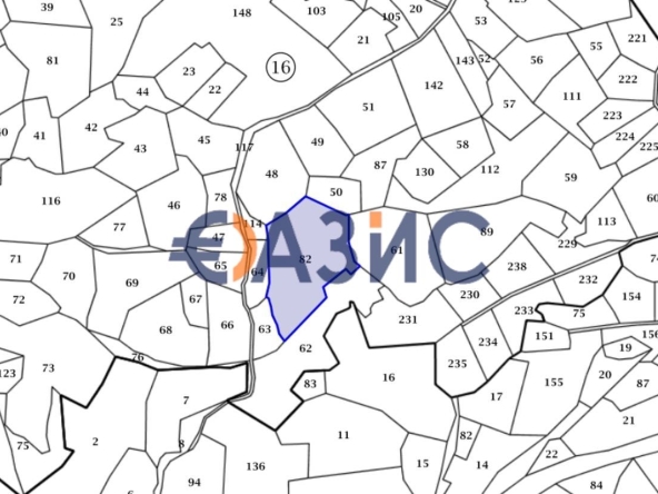 Парцел в Созопол - 10499 кв.м за 12 €/кв.м - Снимка #1