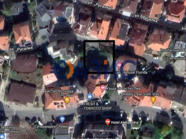 Парцел в Свети Влас - 305 кв.м за 256 €/кв.м - Снимка #1