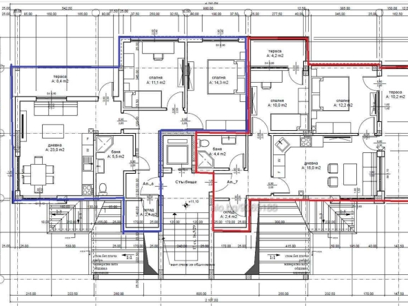 Тристаен апартамент в Хасково, Македонски - 90 кв.м за 845 €/кв.м - Снимка #1