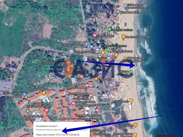 Парцел в Созопол - 2000 кв.м за 57 €/кв.м - Снимка #1