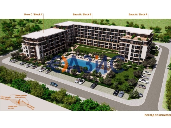 Двустаен апартамент в Свети Влас - 69 кв.м за 1231 €/кв.м - Снимка #1