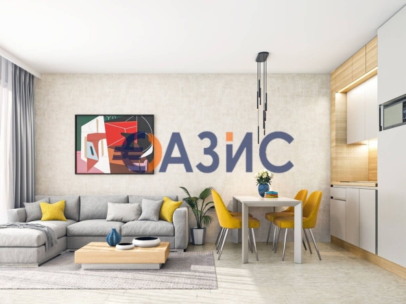 Двустаен апартамент в к.к. Слънчев бряг - 50 кв.м за 1807 €/кв.м - Снимка #1