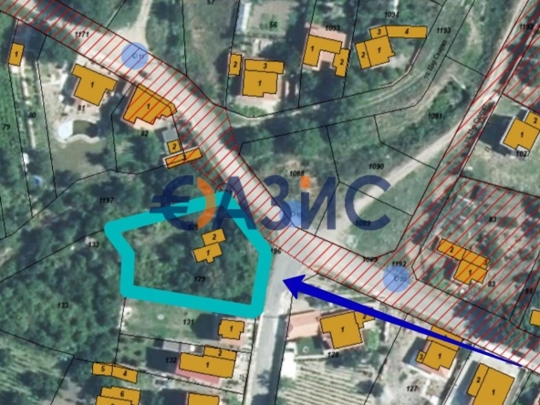 Парцел в с. Горица, Област Бургас - 1396 кв.м за 20 €/кв.м - Снимка #1