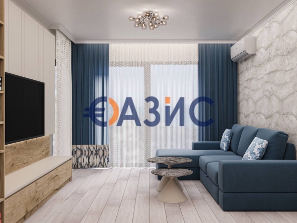 Двустаен апартамент в к.к. Слънчев бряг - 61 кв.м за 1024 €/кв.м - Снимка #1