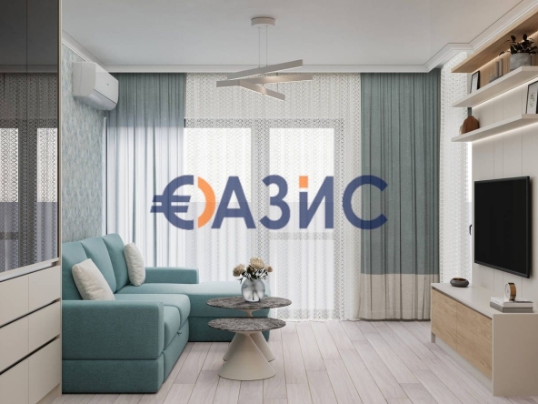 Двустаен апартамент в к.к. Слънчев бряг - 64 кв.м за 1868 €/кв.м - Снимка #1