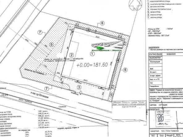 Склад в Пловдив, Индустриална зона - Юг - 599 кв.м за 554 €/кв.м - Снимка #1