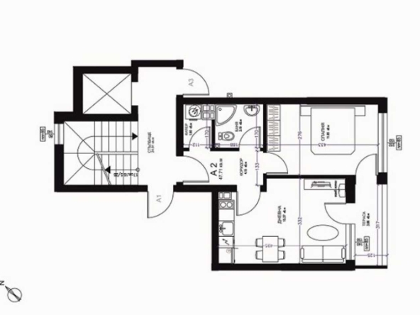 Двустаен апартамент в Пловдив, Христо Смирненски - 57 кв.м за 904 €/кв.м - Снимка #1