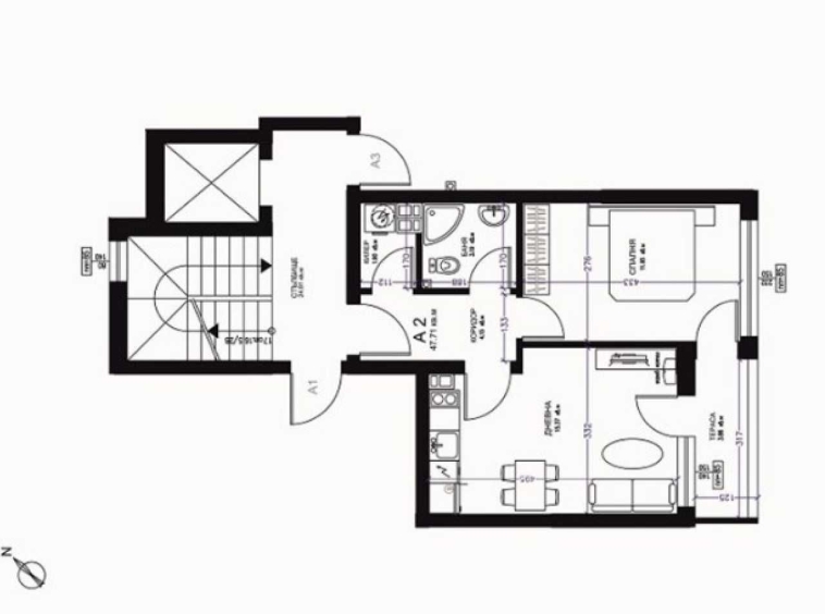 Двустаен апартамент в Пловдив, Христо Смирненски - 57 кв.м за 904 €/кв.м - Снимка #1