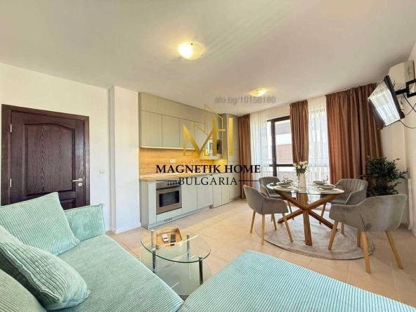 Дава се под наем Двустаен апартамент в Бургас, Сарафово - 60 кв.м за 510 € - Снимка #1