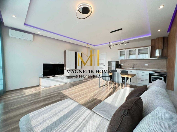 Дава се под наем Двустаен апартамент в Бургас, Славейков - 80 кв.м за 688.5 € - Снимка #1