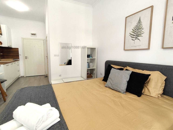 Дава се под наем Едностаен апартамент в Несебър - 39 кв.м за 297.84 € - Снимка #1