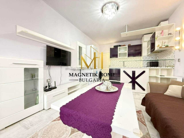 Дава се под наем Двустаен апартамент в Бургас, Меден рудник - зона В - 72 кв.м за 428.91 € - Снимка #1