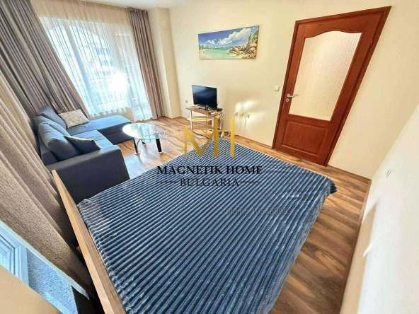 Дава се под наем Двустаен апартамент в Бургас, Лазур - 60 кв.м за 408 € - Снимка #1