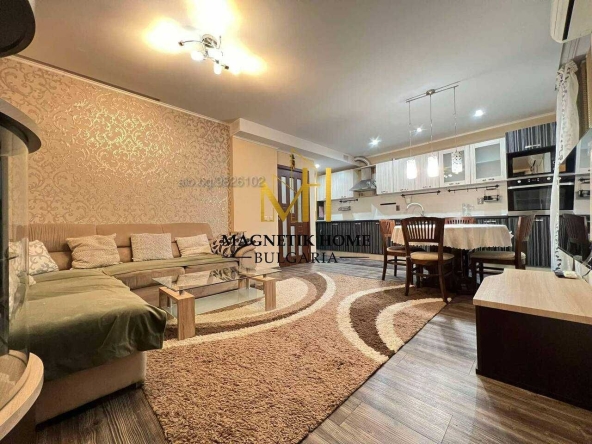 Дава се под наем Тристаен апартамент в Бургас, Славейков - 94 кв.м за 612 € - Снимка #1