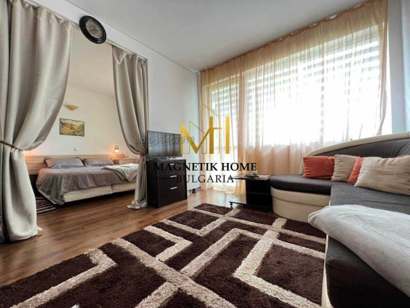 Дава се под наем Двустаен апартамент в Бургас, Сарафово - 58 кв.м за 331.5 € - Снимка #1