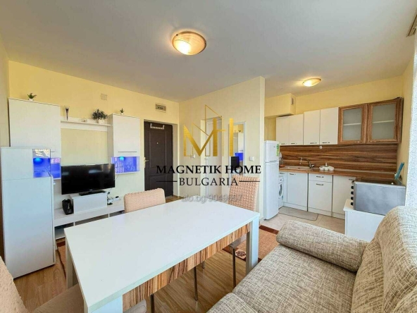 Дава се под наем Двустаен апартамент в Бургас, Сарафово - 45 кв.м за 331.5 € - Снимка #1