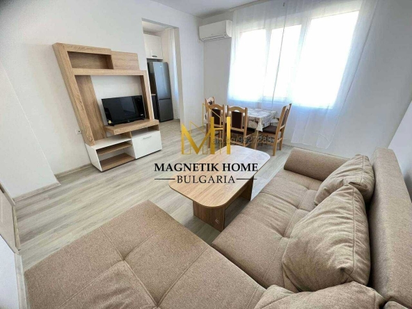 Дава се под наем Двустаен апартамент в Бургас, Славейков - 65 кв.м за 433.5 € - Снимка #1