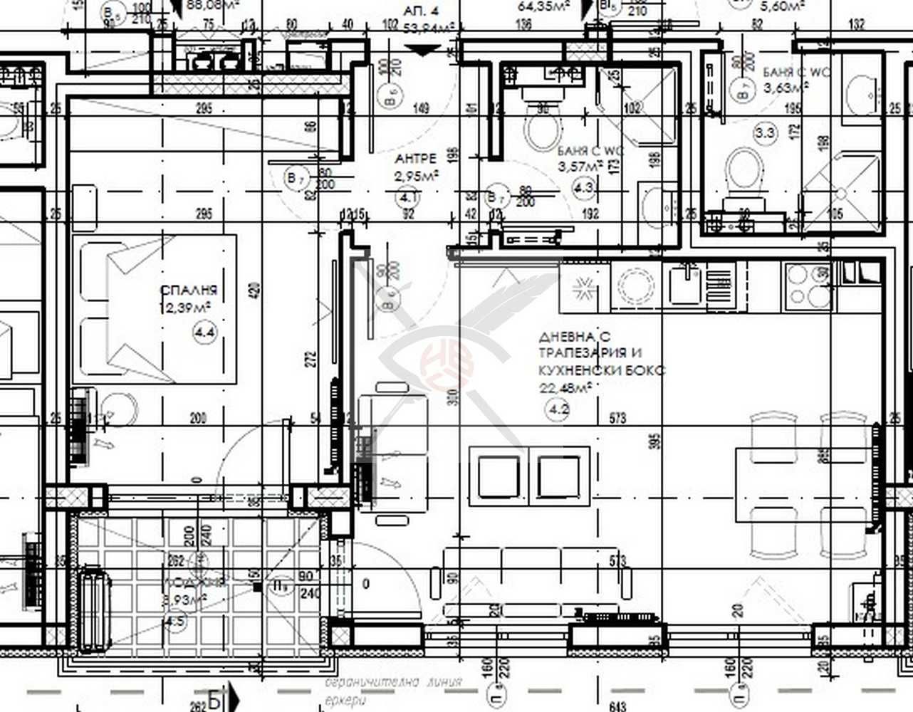 Двустаен апартамент в София, Горна баня - 63 кв.м за 1693 €/кв.м - Снимка #1