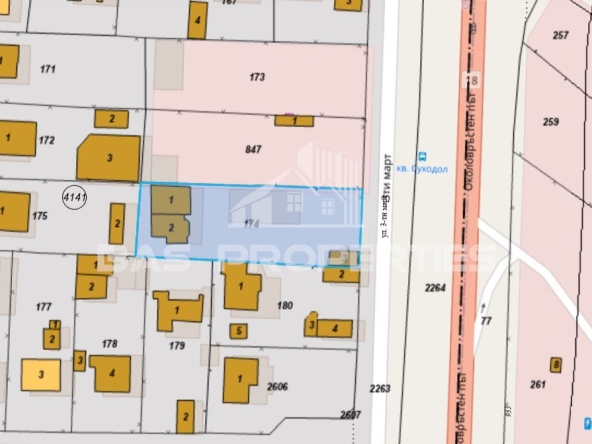 Парцел в София, Суходол - 1001 кв.м за 255 €/кв.м - Снимка #1