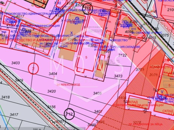 Парцел в София, СПЗ Слатина - 5060 кв.м за 101 €/кв.м - Снимка #1