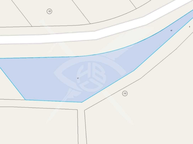 Парцел в с. Равадиново, Област Бургас - 1034 кв.м за 73 €/кв.м - Снимка #1