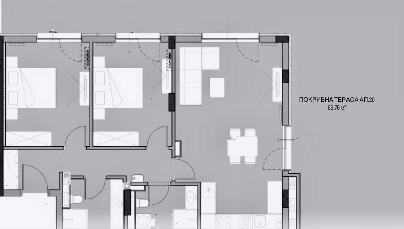 Тристаен апартамент в София, Малинова долина - 170 кв.м за 1224 €/кв.м - Снимка #1