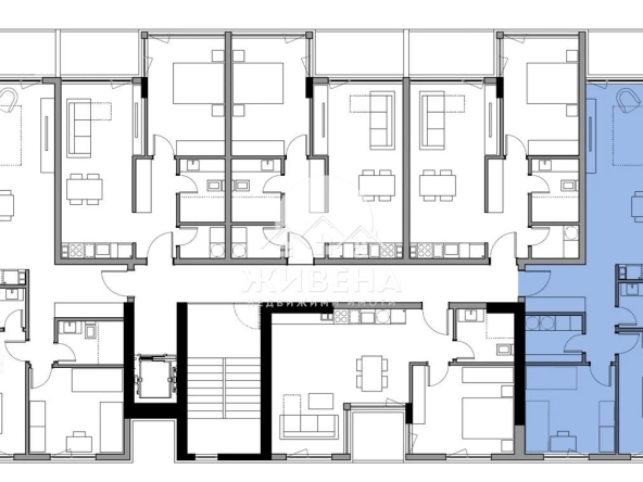 Тристаен апартамент в Варна, Окръжна болница - 114 кв.м за 1349 €/кв.м - Снимка #1